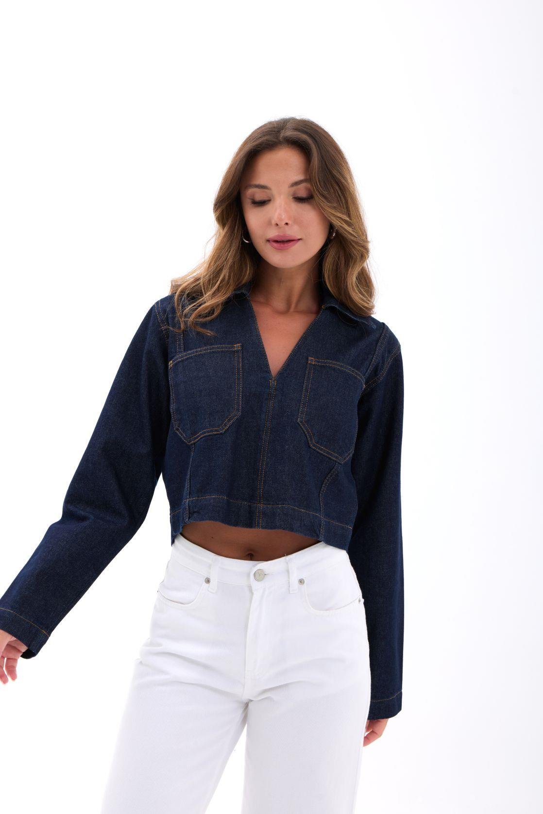 7413 Jeanshemd-Blau