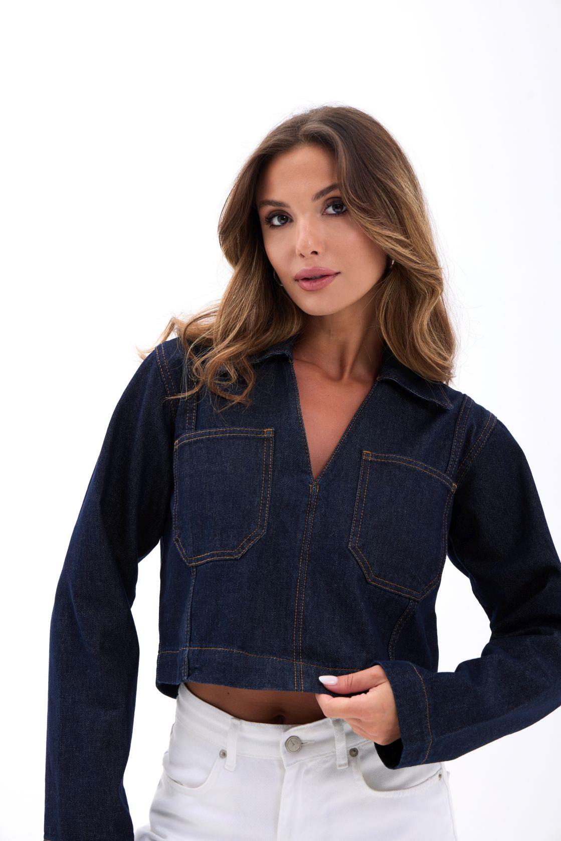 7413 Jeanshemd-Blau