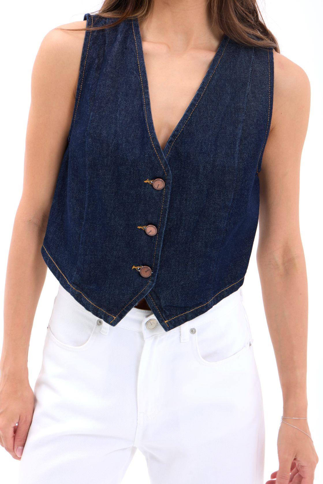 7414 Jeansweste, Blau