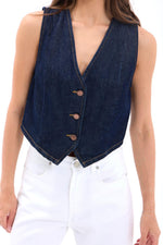 7414 Jeansweste, Blau
