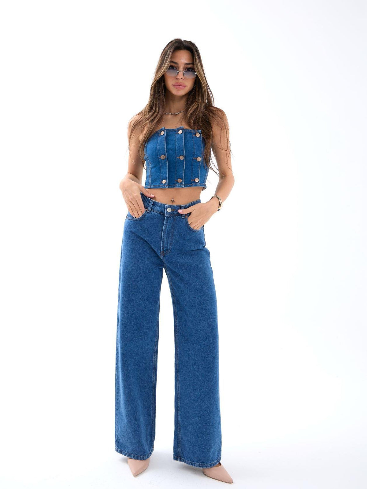 7415 JEANS-DUNKELBLAU