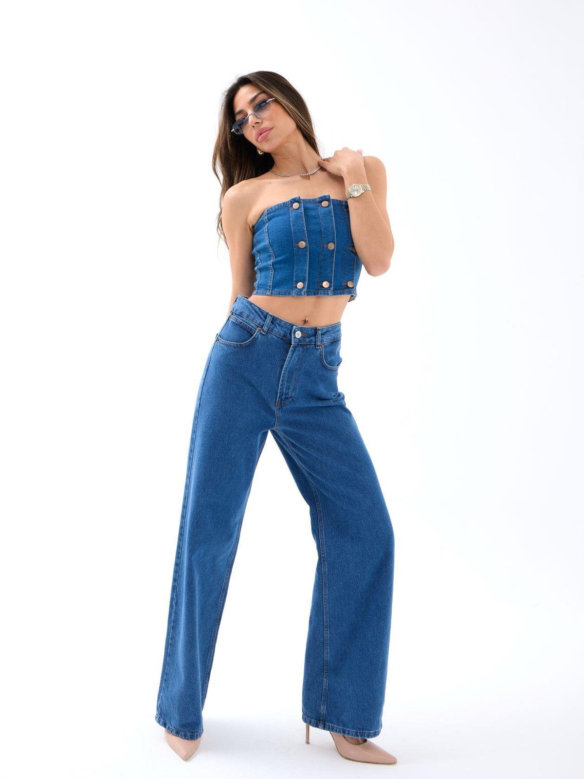 7415 JEANS-DUNKELBLAU