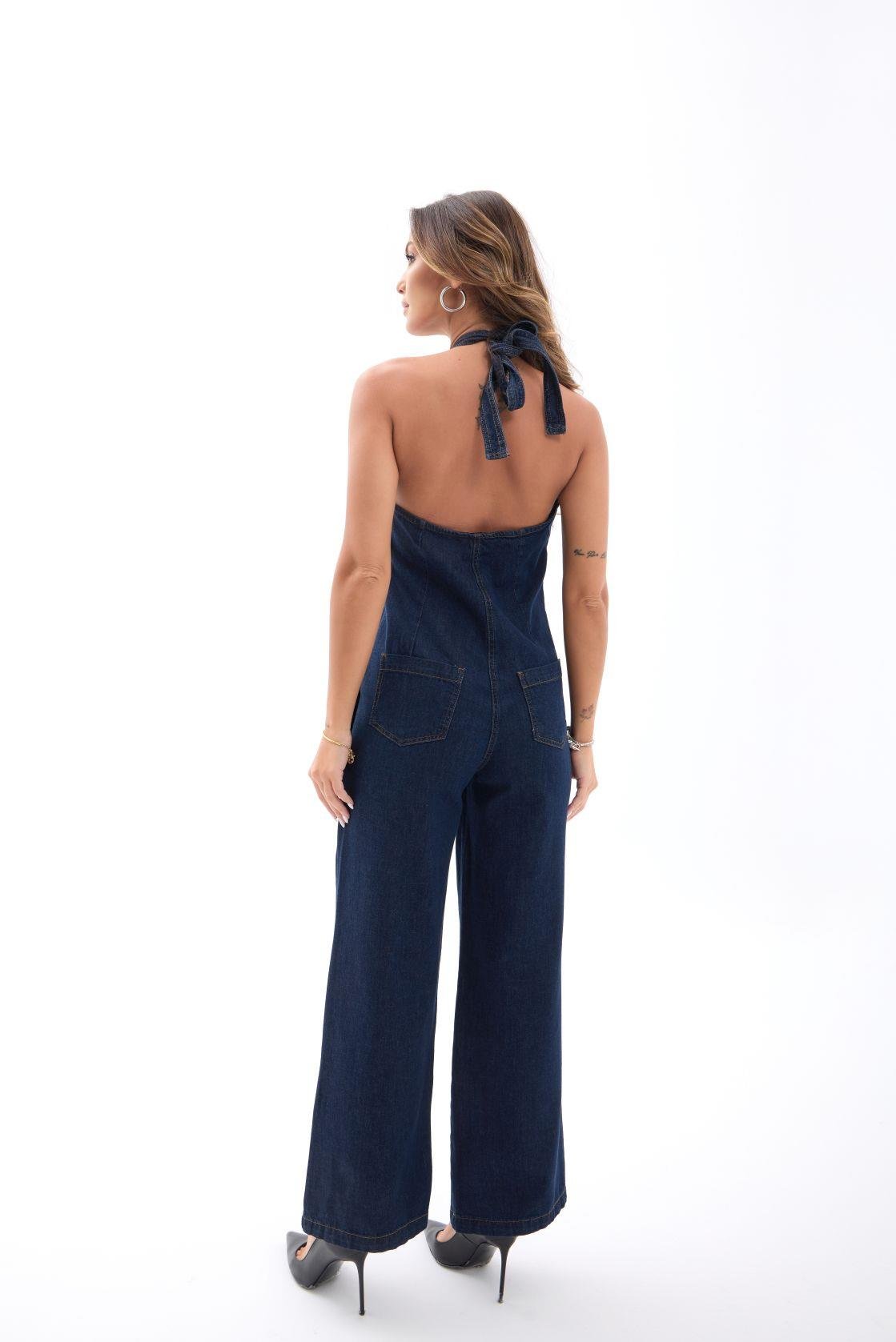 7431 Jeans-Overalls – Blau