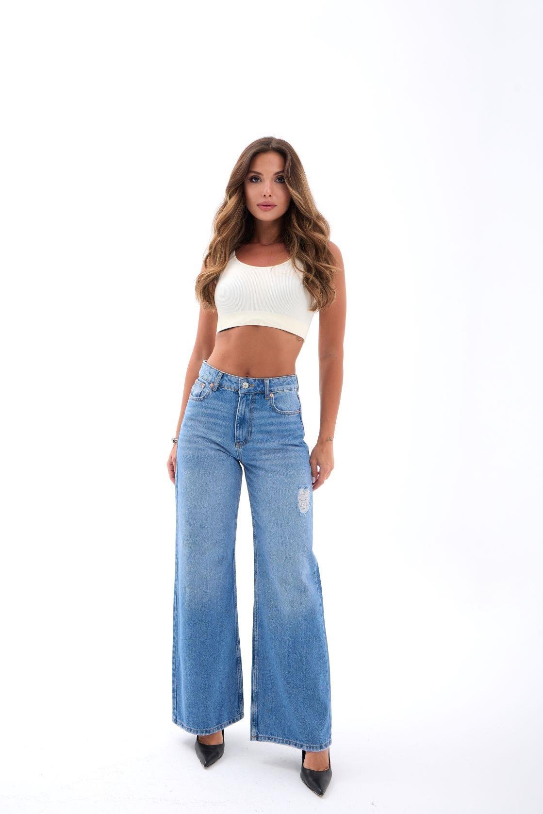 7442 JEANS-DUNKELBLAU
