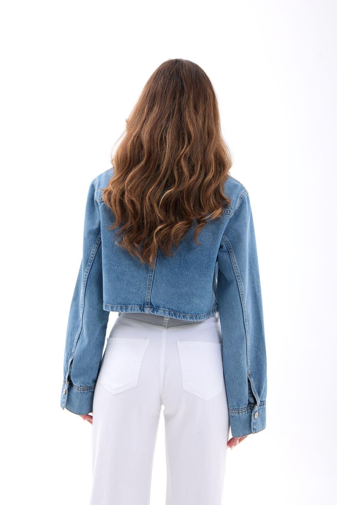 7444 Jeansjacke – Blau