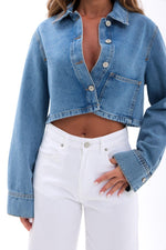 7444 Jeansjacke – Blau