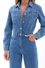 7467 Jeans-Overalls – Blau