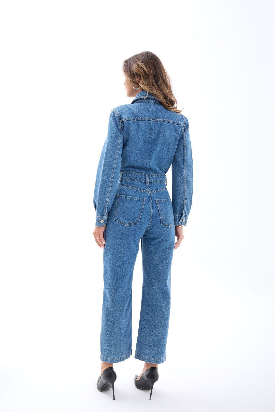 7467 Jeans-Overalls – Blau