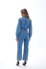 7467 Jeans-Overalls – Blau