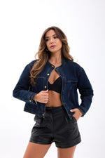 7480 Jeansjacke – Marineblau