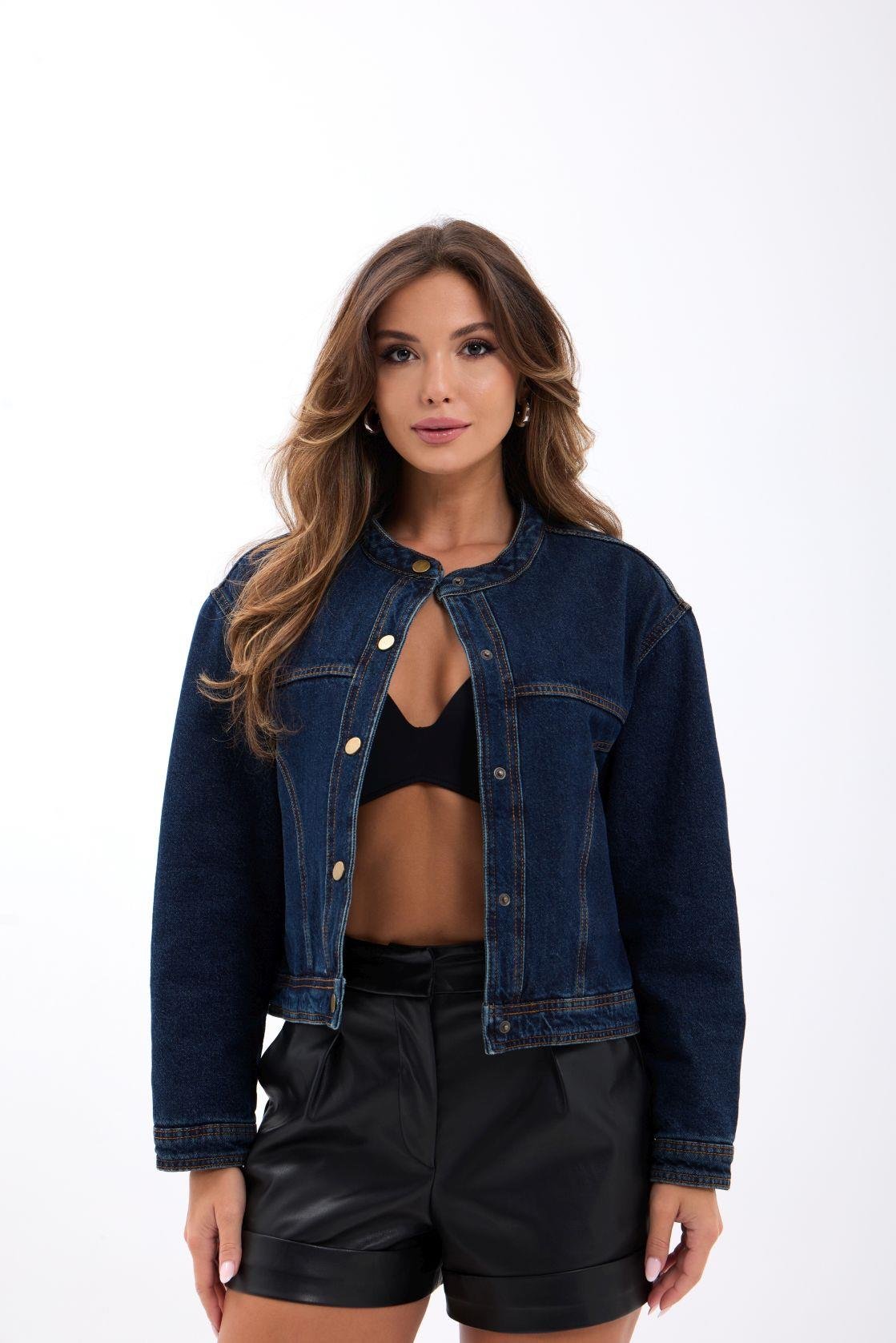 7480 Jeansjacke – Marineblau