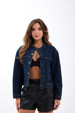 7480 Jeansjacke – Marineblau