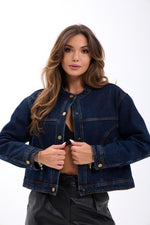 7480 Jeansjacke – Marineblau