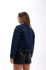 7480 Jeansjacke – Marineblau