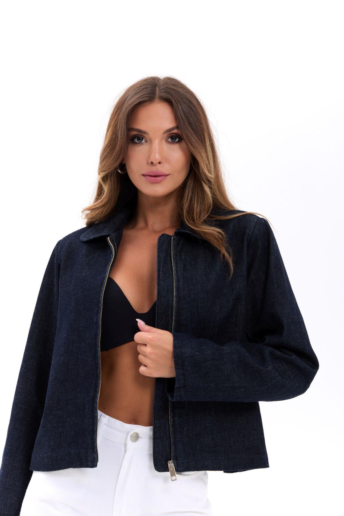 7486 Jeansjacke – Dunkelblau
