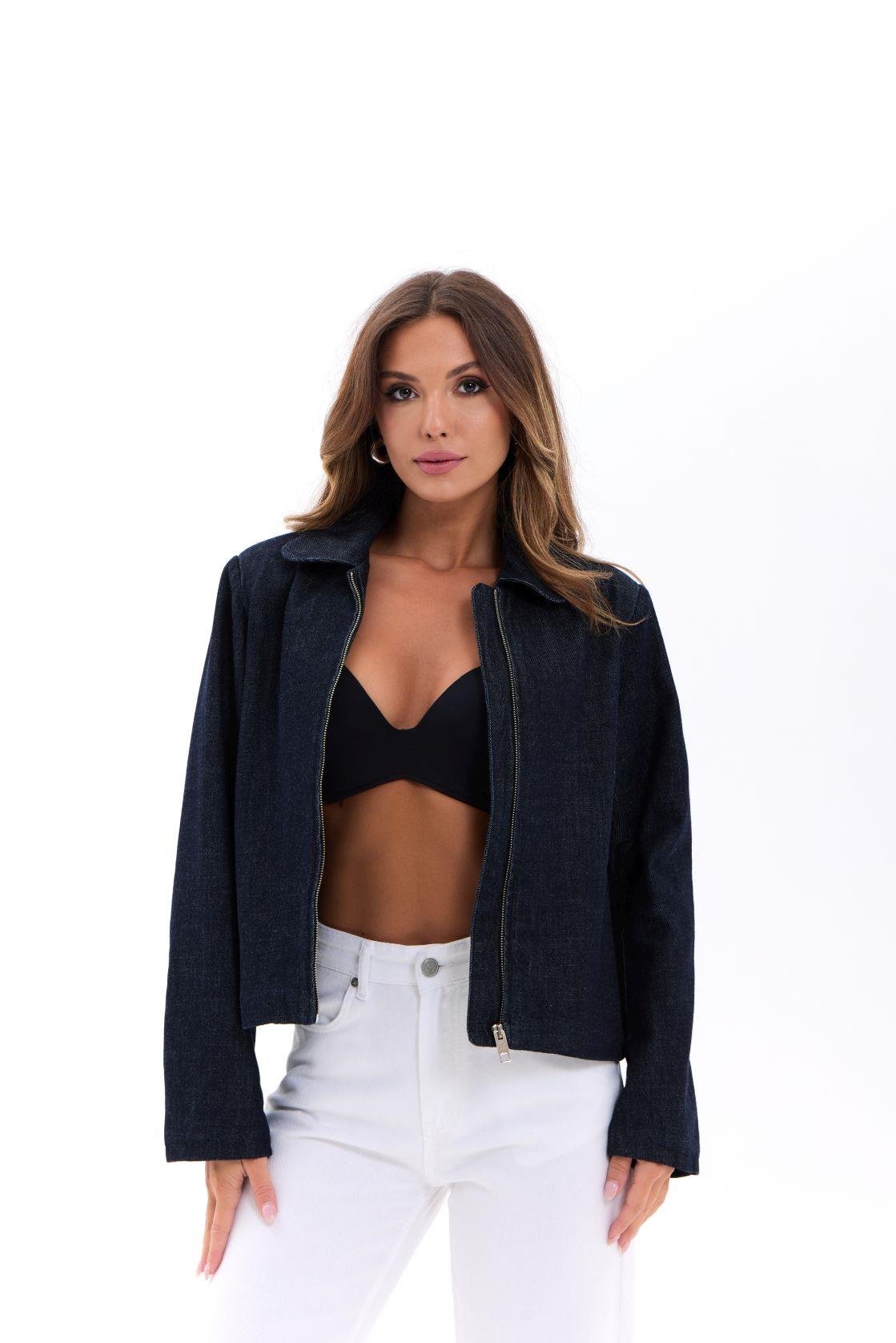 7486 Jeansjacke – Dunkelblau