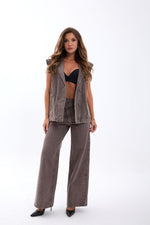 7491 Jeansweste, Braun