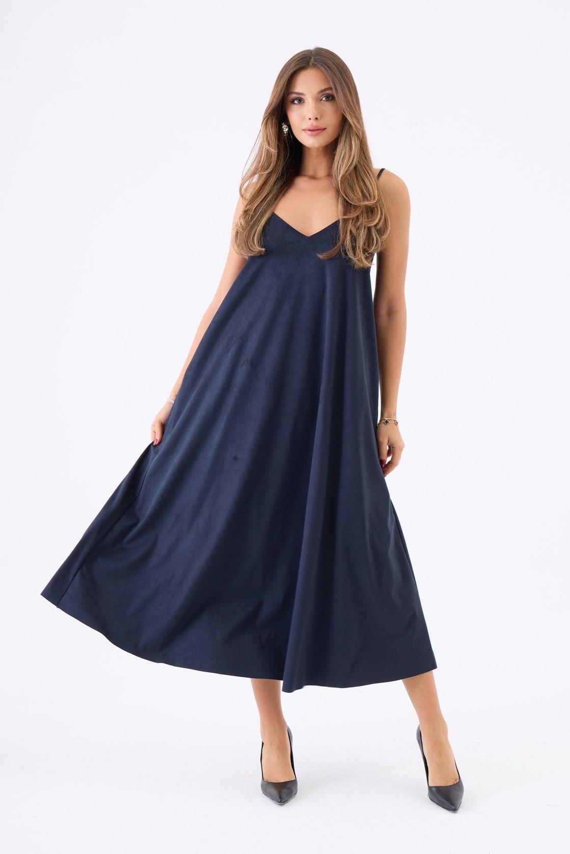 7506 KLEID-MARINEBLAU