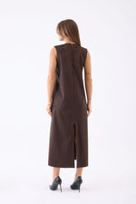 7507 KLEID-KAFFEE
