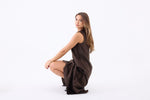 7507 KLEID-KAFFEE