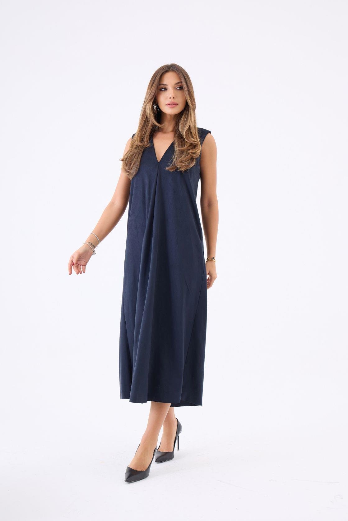 7507 KLEID-MARINEBLAU