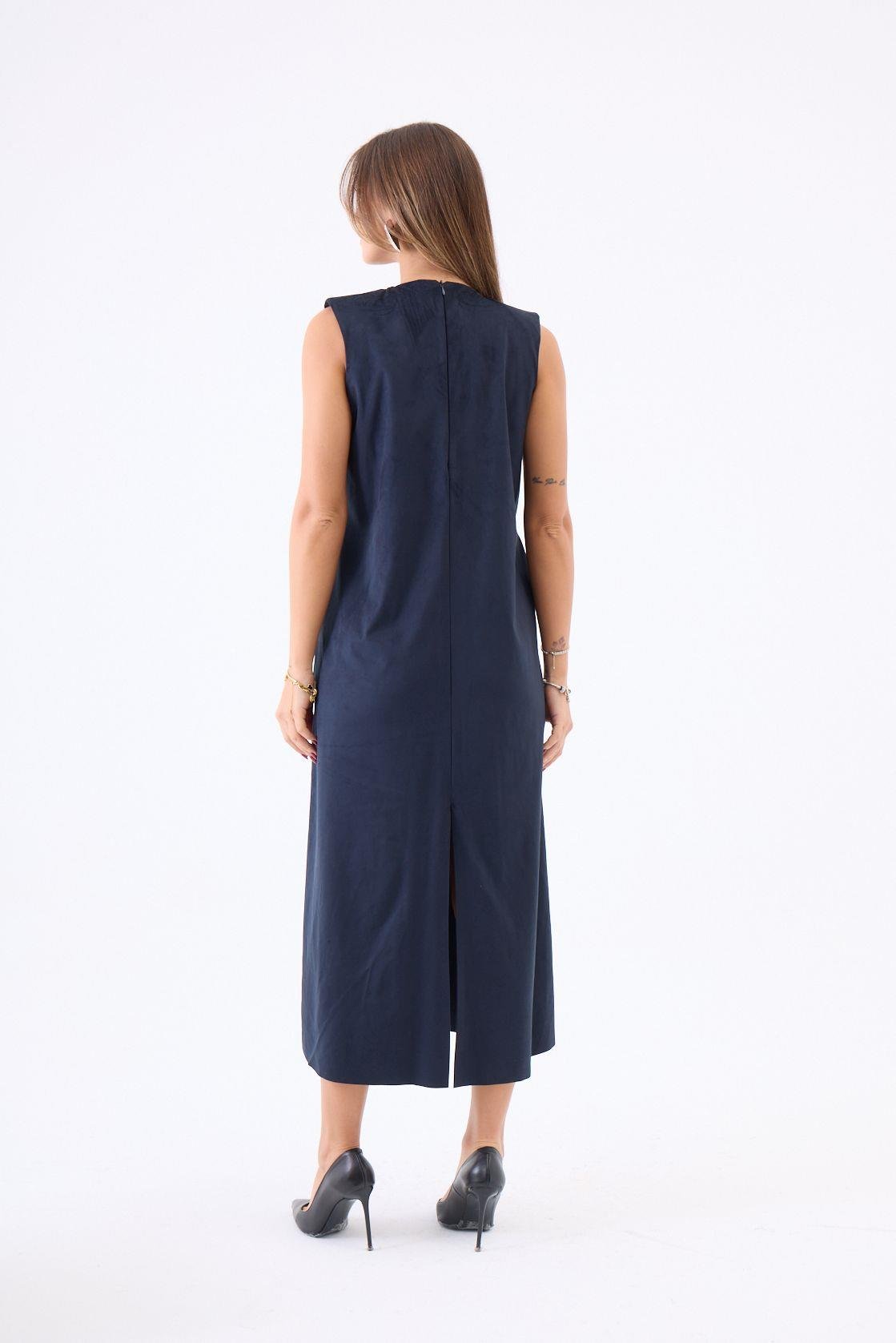 7507 KLEID-MARINEBLAU