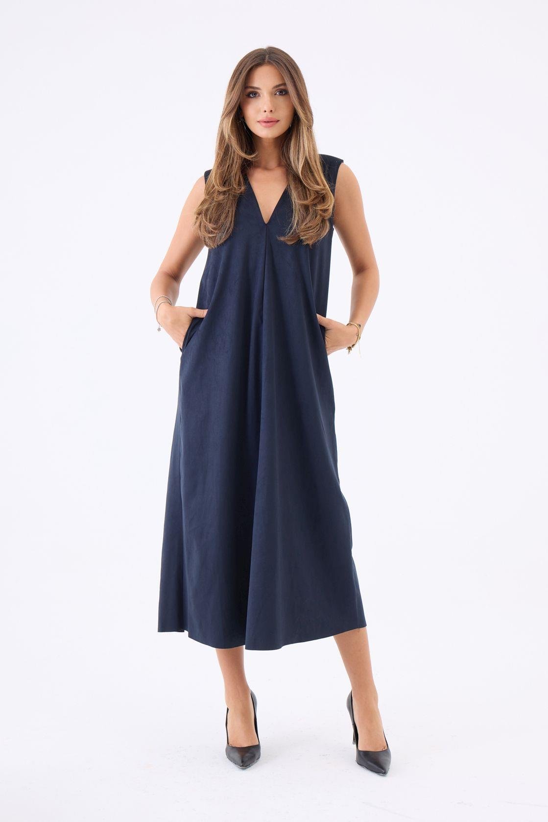 7507 KLEID-MARINEBLAU