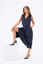 7507 KLEID-MARINEBLAU