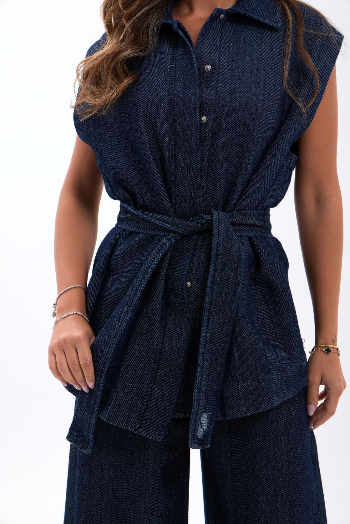 7511 Jeansweste – Marineblau