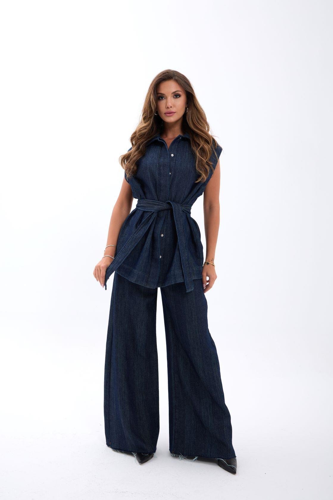 7511 Jeansweste – Marineblau