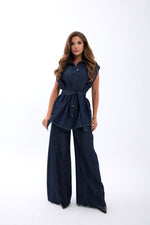 7511 Jeansweste – Marineblau