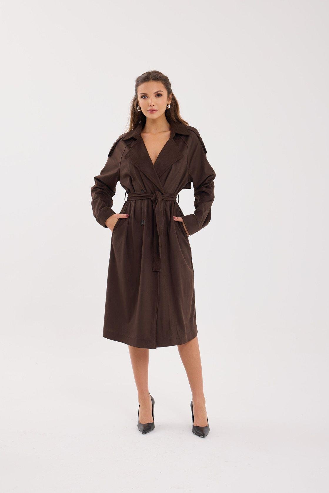 7518 TRENCHCOAT-KAFFEE