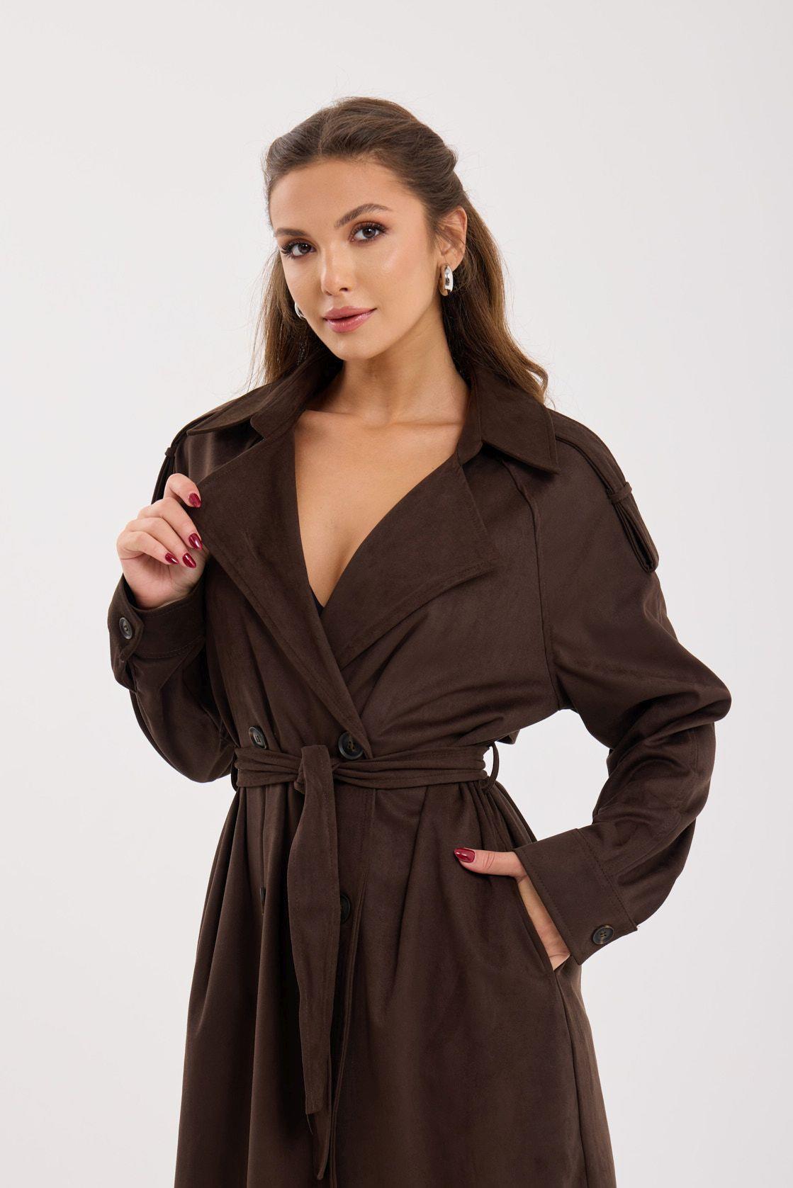 7518 TRENCHCOAT-KAFFEE