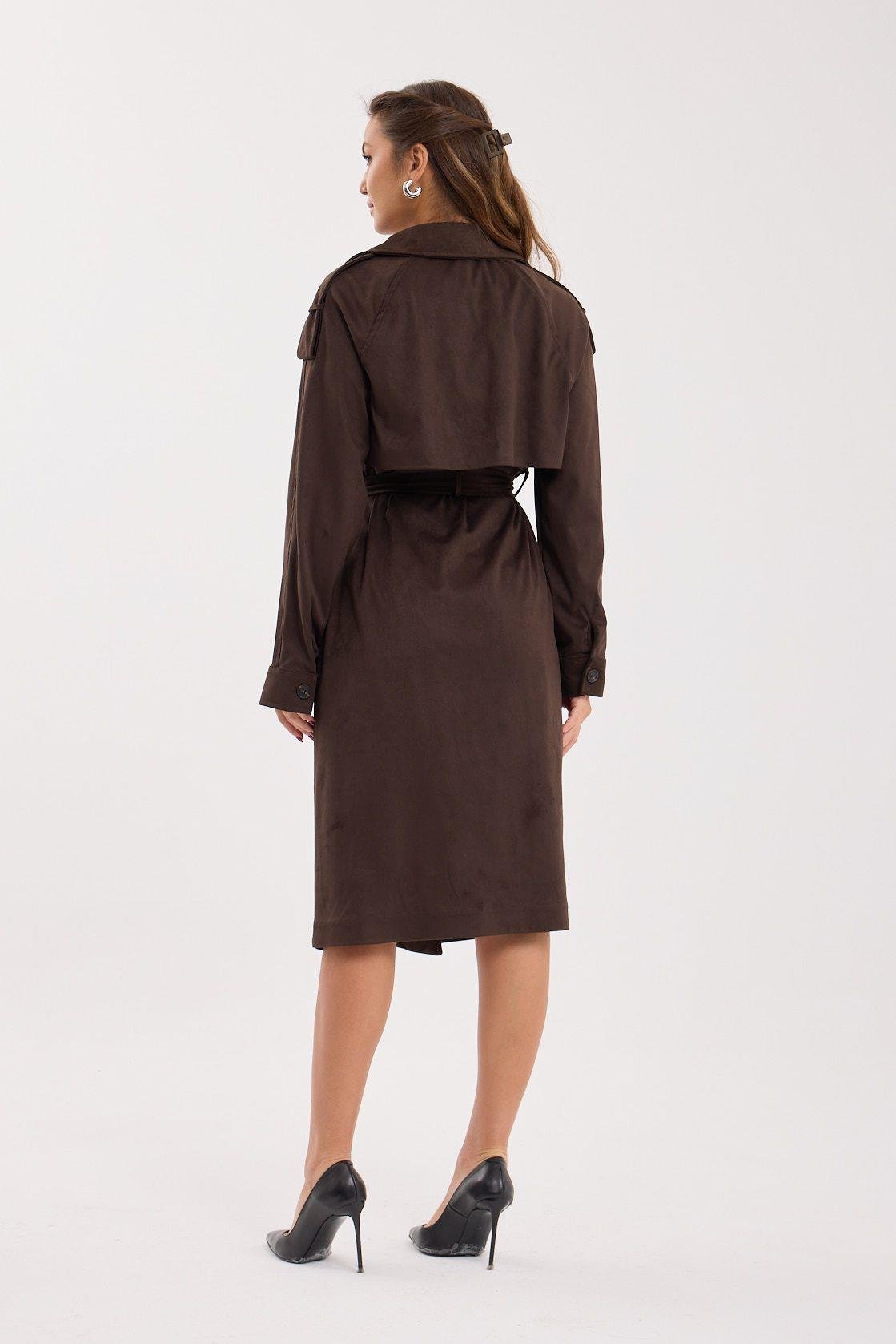 7518 TRENCHCOAT-KAFFEE