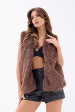 7522 KÜRK YELEK-KAHVE