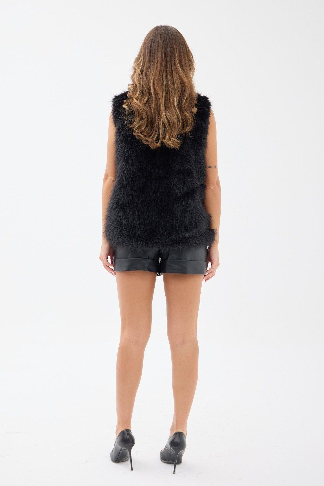 7522 KÜRK YELEK-SİYAH