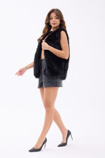 7522 KÜRK YELEK-SİYAH