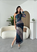 Alava One-Shoulder-Tüllkleid 