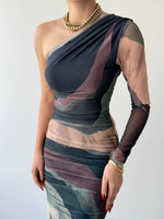 Alava One-Shoulder-Tüllkleid 