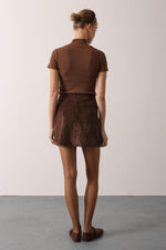 KADİFE ETEK - Kahve