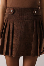 KADİFE ETEK - Kahve