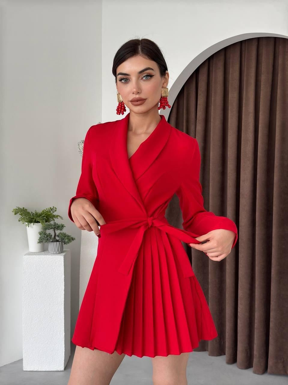 Alysa Bağlamalı Ceket