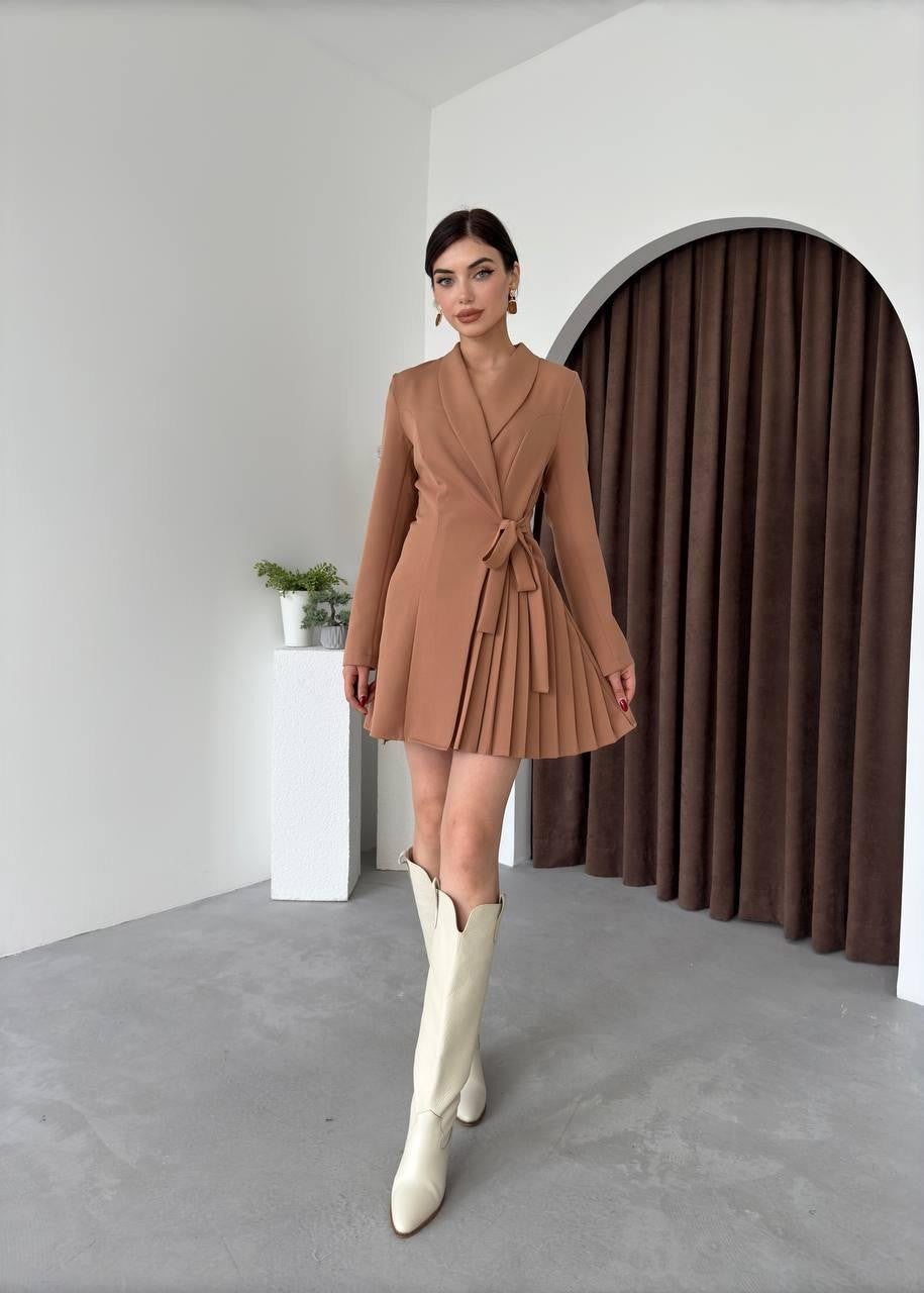 Alysa Bağlamalı Ceket