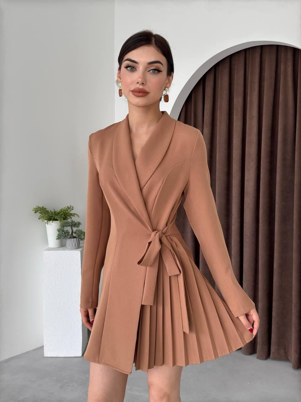 Alysa Bağlamalı Ceket