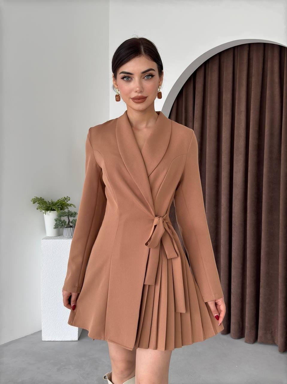 Alysa Bağlamalı Ceket