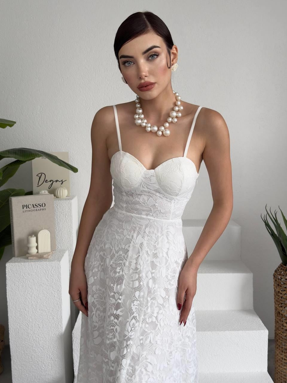 Astrid İp Askılı Elbise