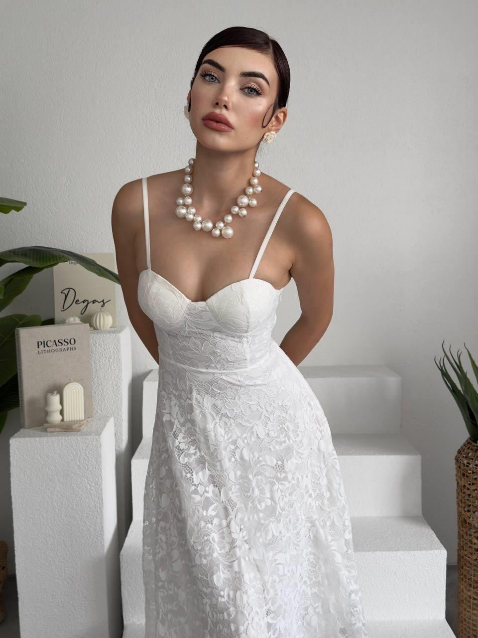 Astrid İp Askılı Elbise