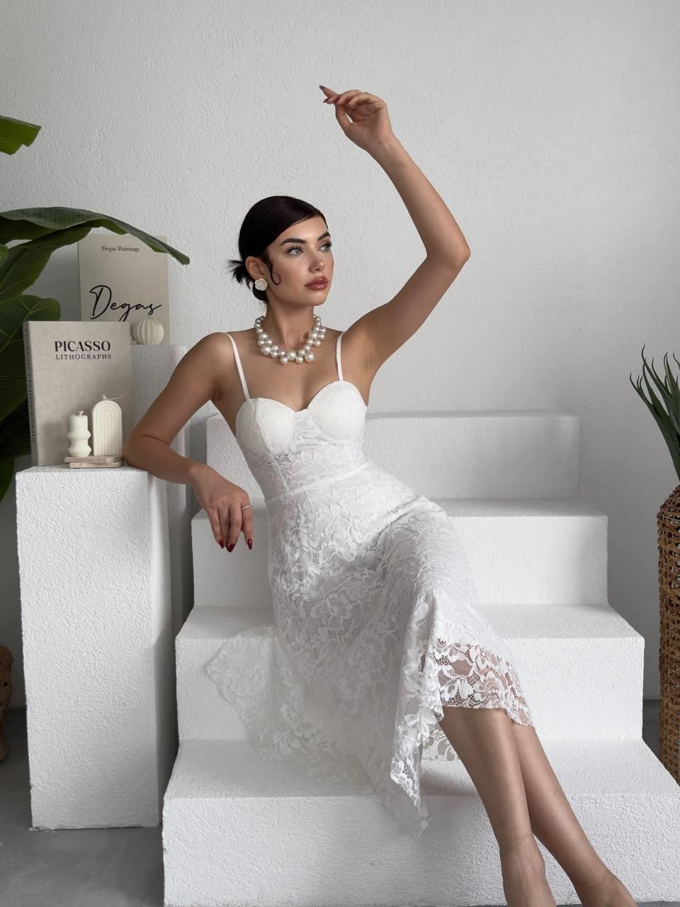 Astrid İp Askılı Elbise