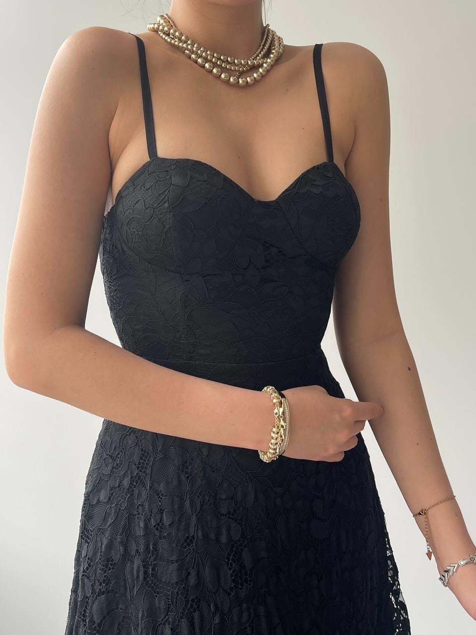 Astrid İp Askılı Elbise
