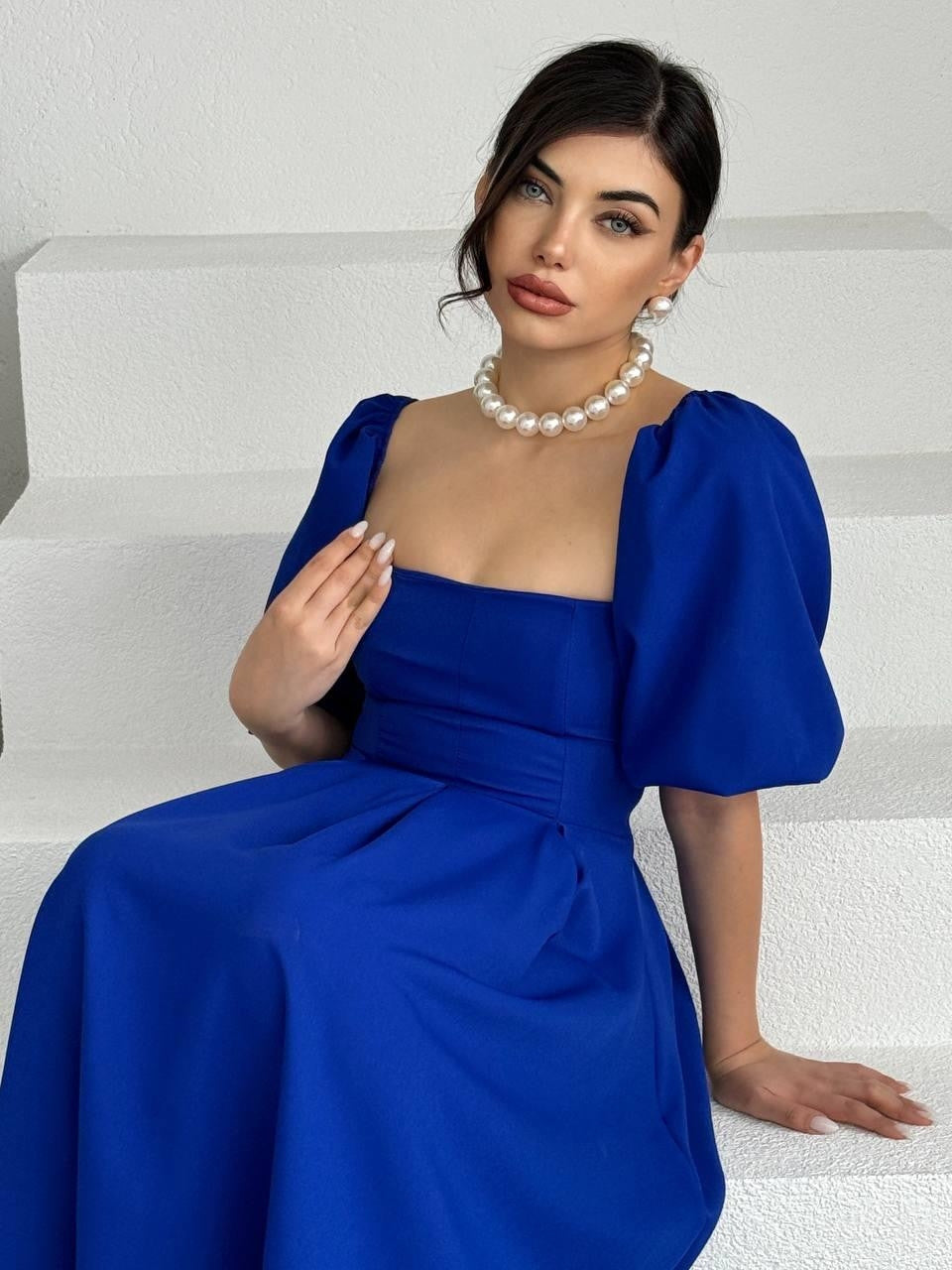 Midikleid mit Benjamin Bell-Rock 